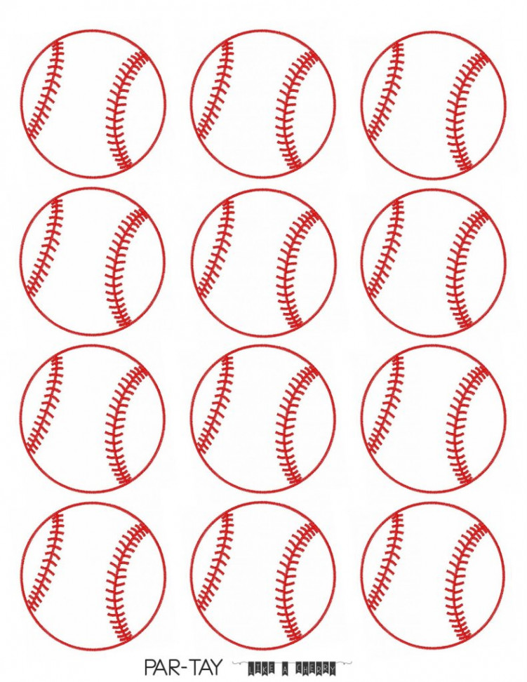 Baseball Tags Free Printable - Party Like a Cherry