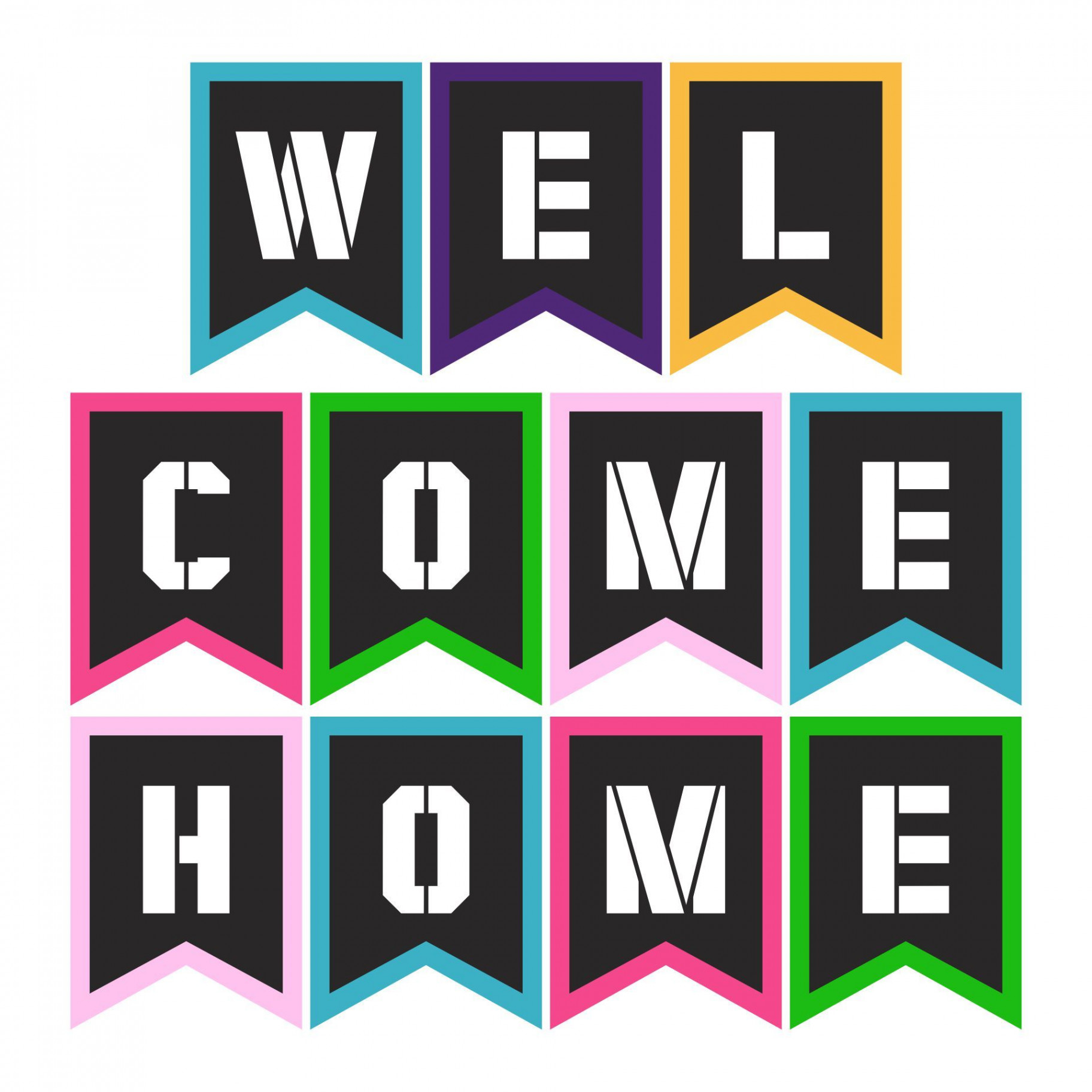 Best Free Printable Welcome Home Banner PDF for Free at