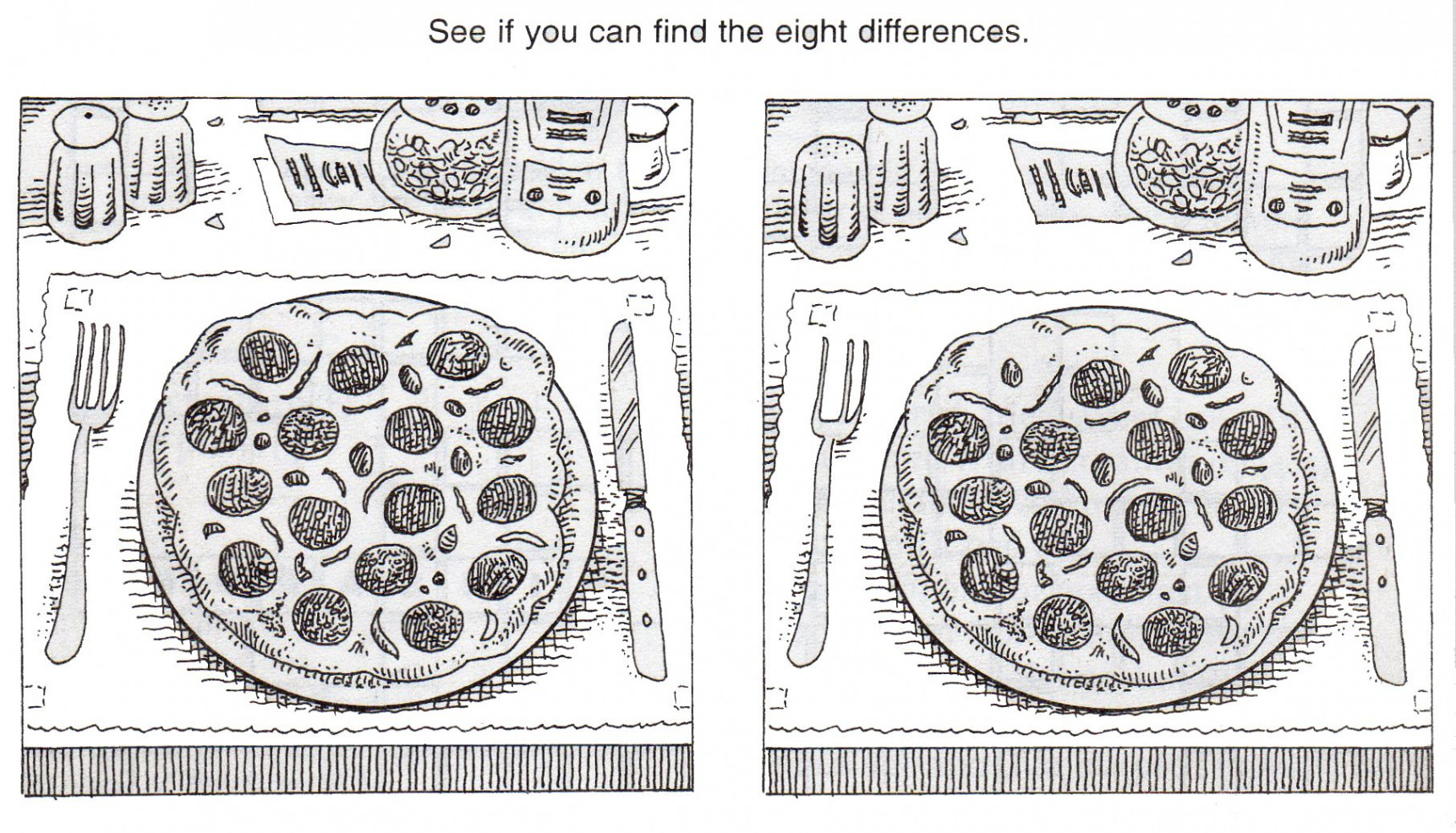 Best Images of Printable Adult Find The Difference - Spot the