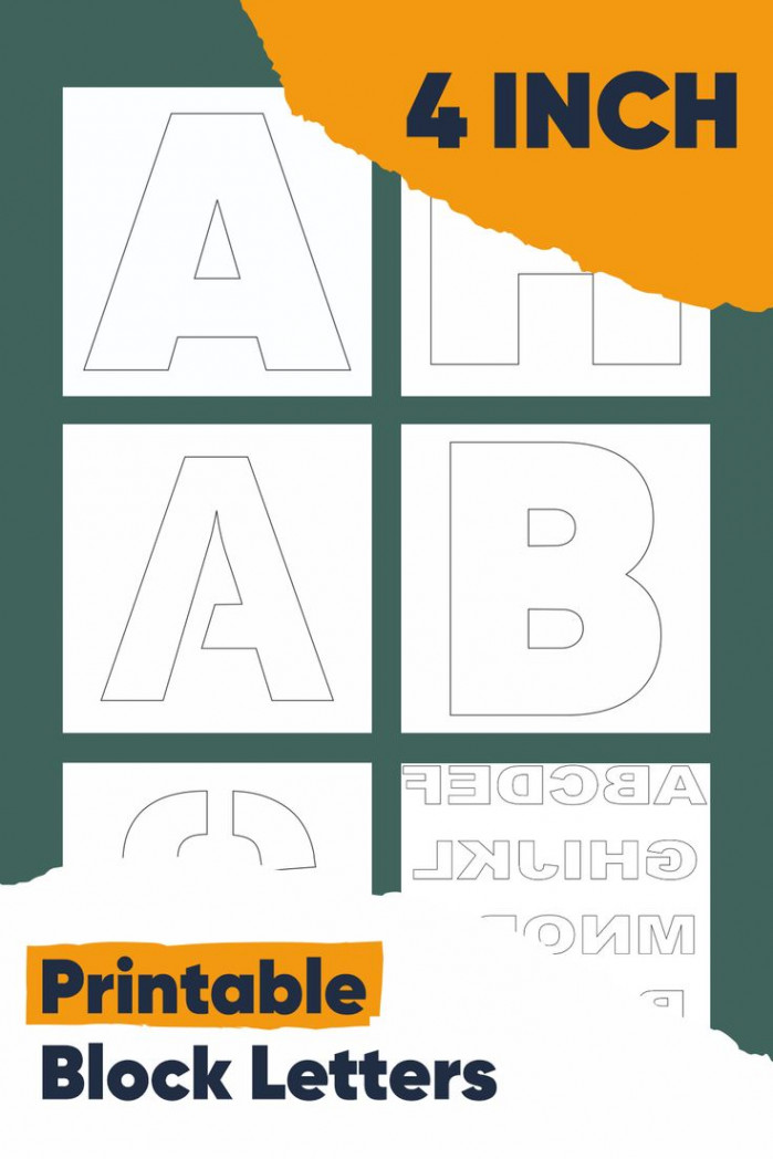 Best  Inch Printable Block Letters PDF for Free at Printablee