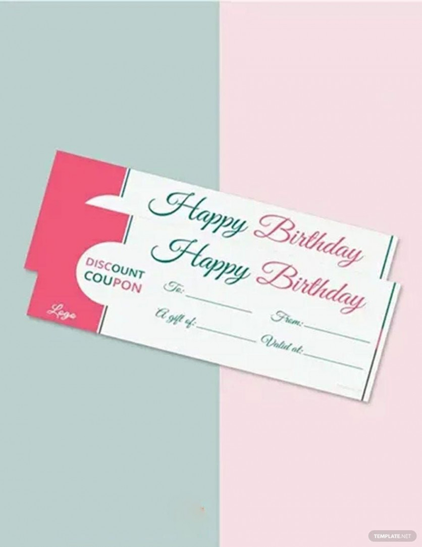 Blank Birthday Coupon Template - Download in Word, Google Docs