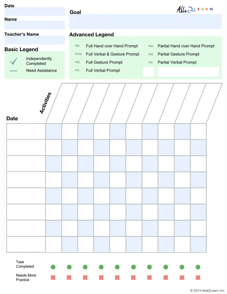 Blank Data Sheet: Free Teaching Resources:  Page