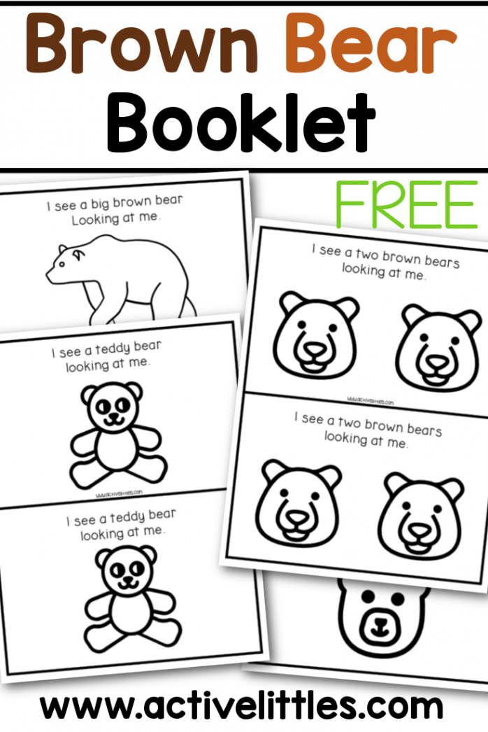 Brown Bear Brown Bear What Do you see Printable Book - Active Littles