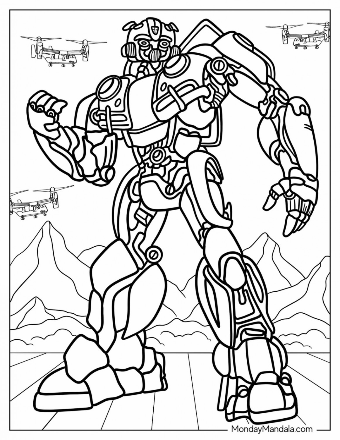 Bumblebee Coloring Pages (Free PDF Printables)