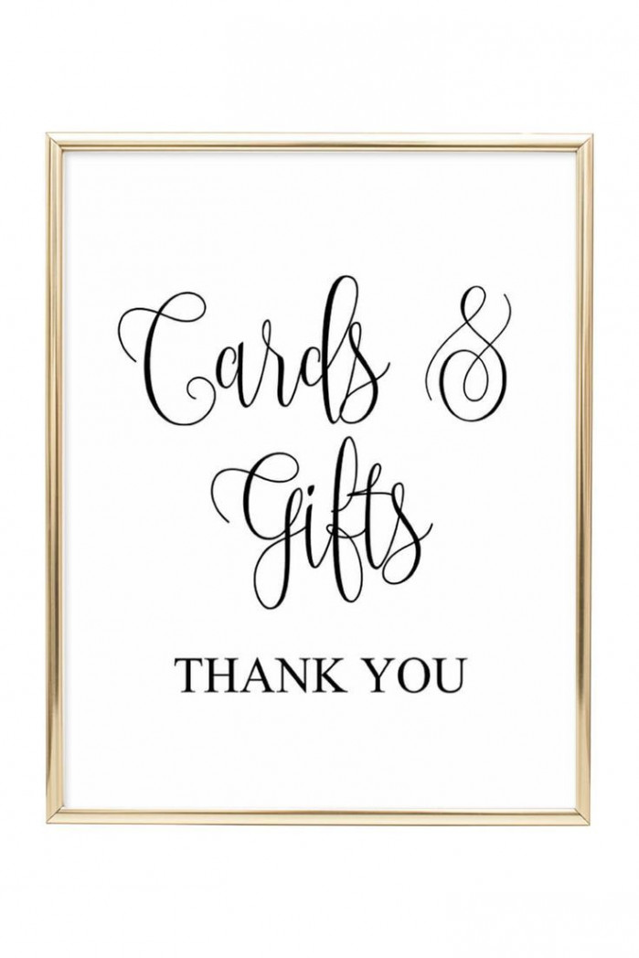 Cards and Gifts Printable Wedding Sign - Chicfetti  Free wedding