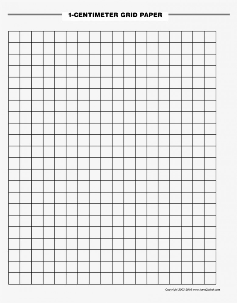 Centimeter Graph Paper - Blank Graph Paper With Numbers With