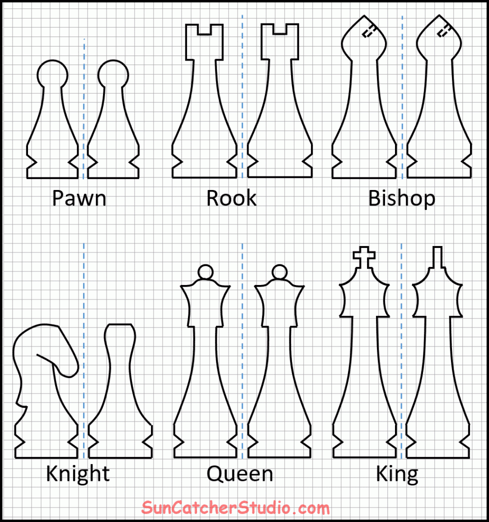 Chess Pieces – Looking for FREE Chess Pieces Patterns? – DIY