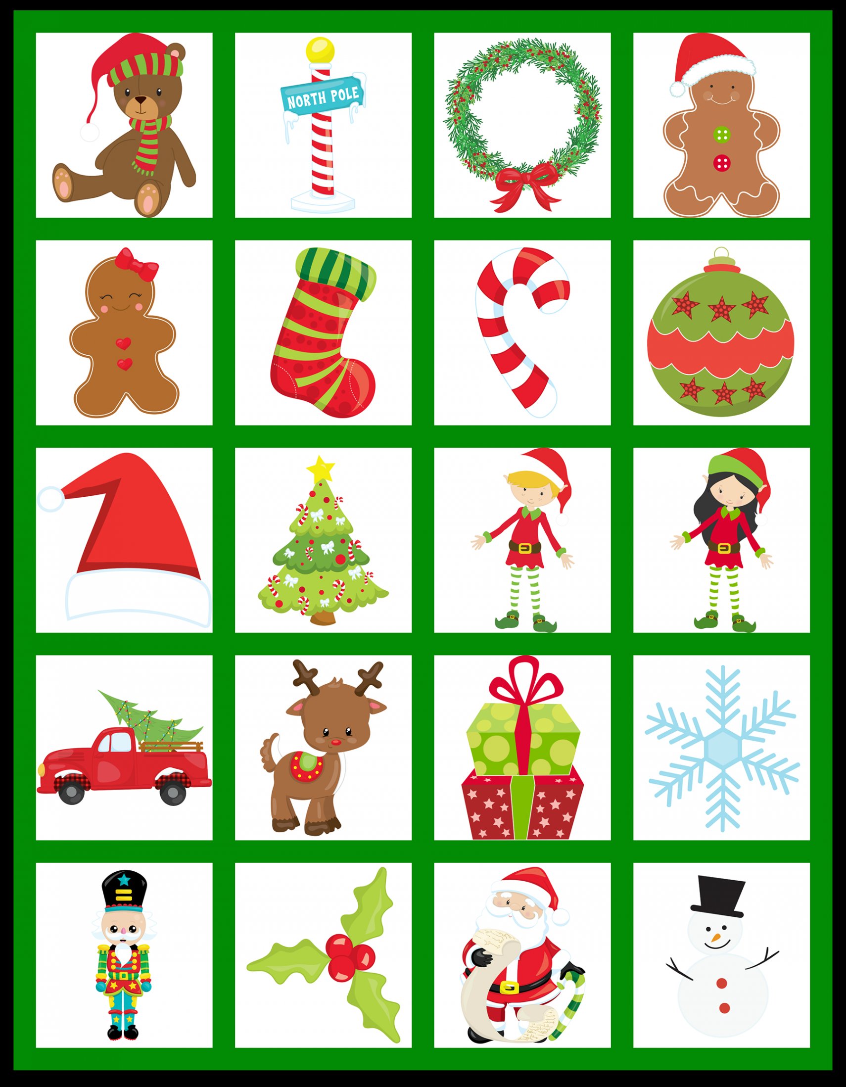 Christmas Memory Game - Free Printable - Extreme Couponing Mom