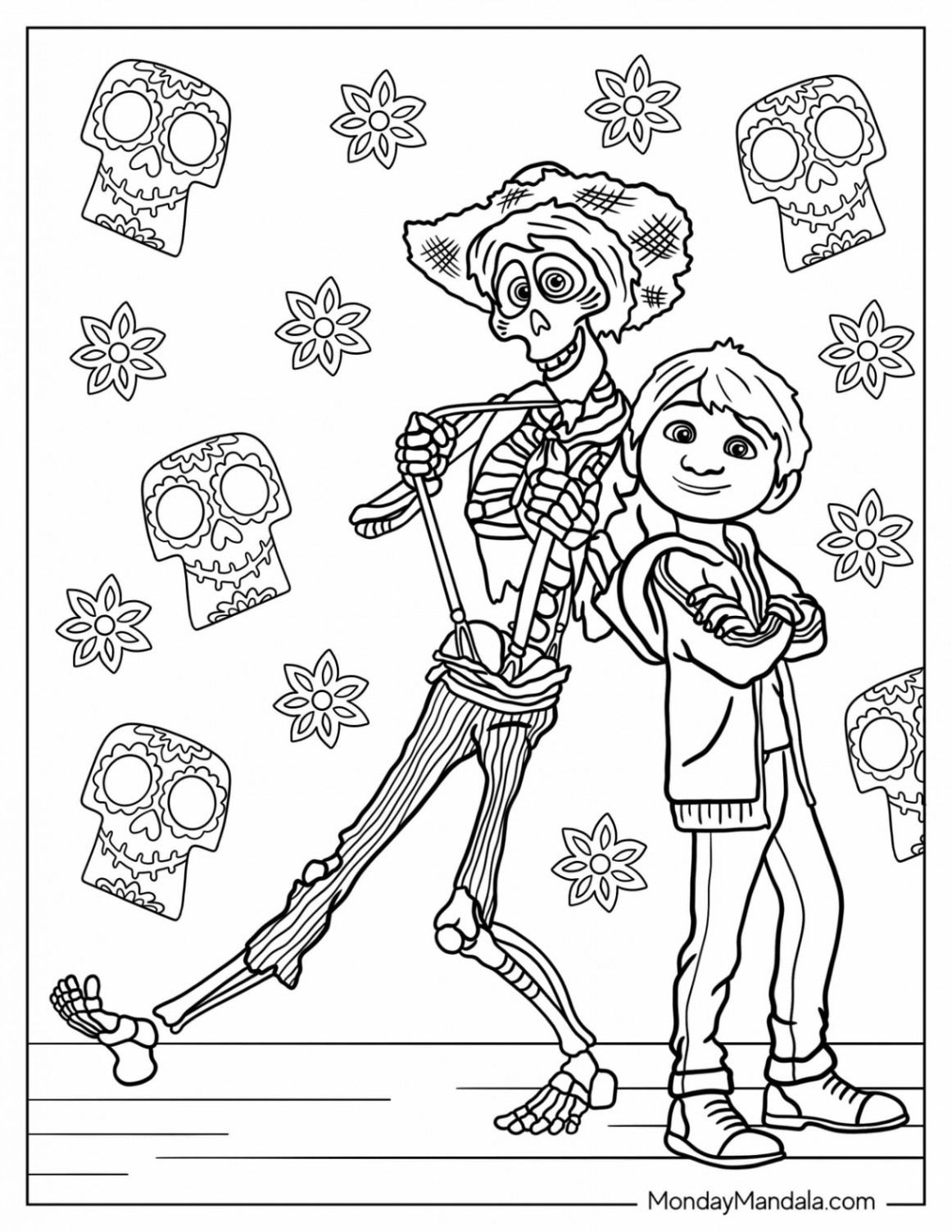 Coco Coloring Pages (Free PDF Printables)