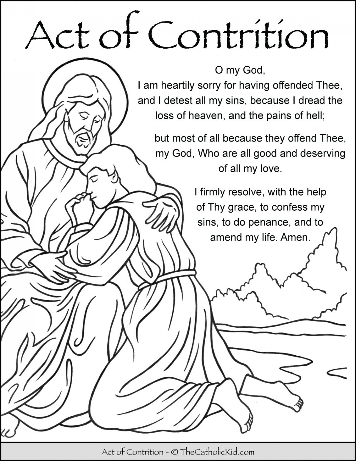 Common Catholic Prayers for Kids - Download Pack - TheCatholicKid