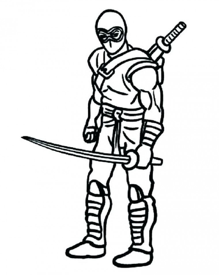 Complete Ninja Coloring Pages PDF For Kids - Coloringfolder