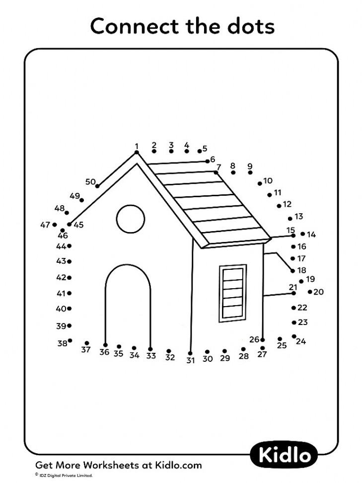 Connect The Dots - - Activity Worksheet #4 - Kidlo