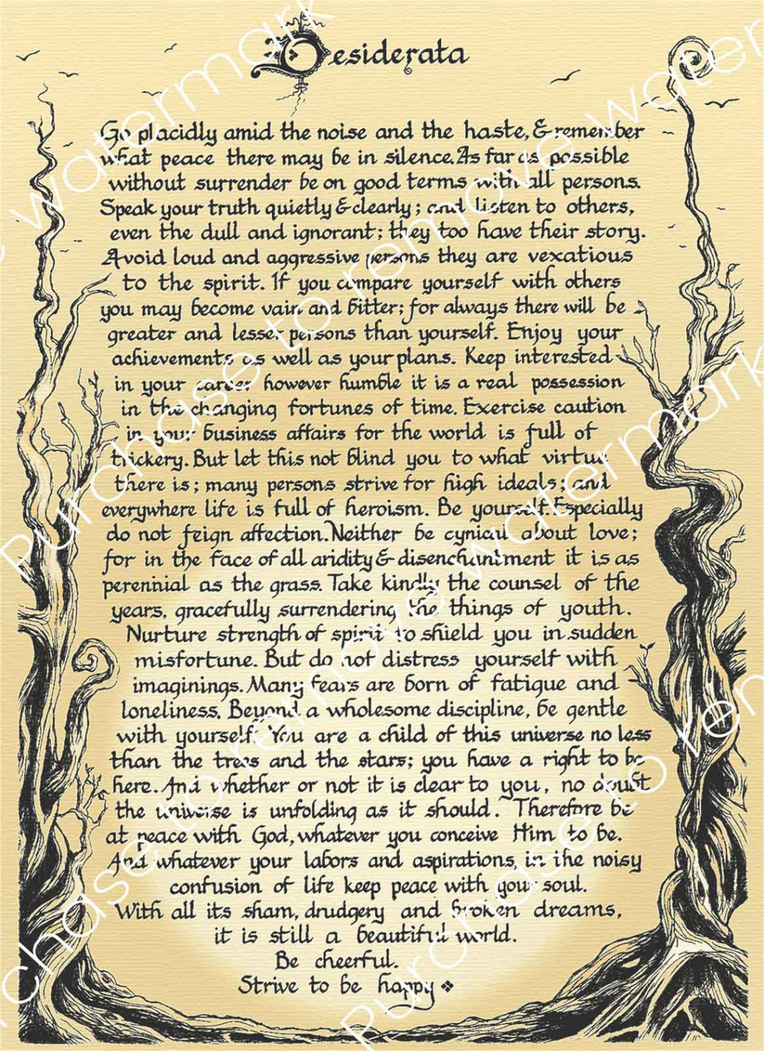 Desiderata Digital Download  Sacredart Murals