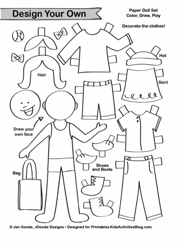 DIY Printable Paper Dolls PDF  PDF