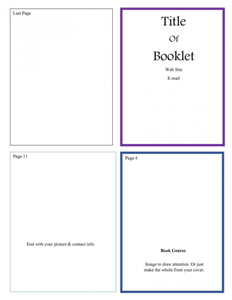 Download booklet template   Booklet template, Free booklet