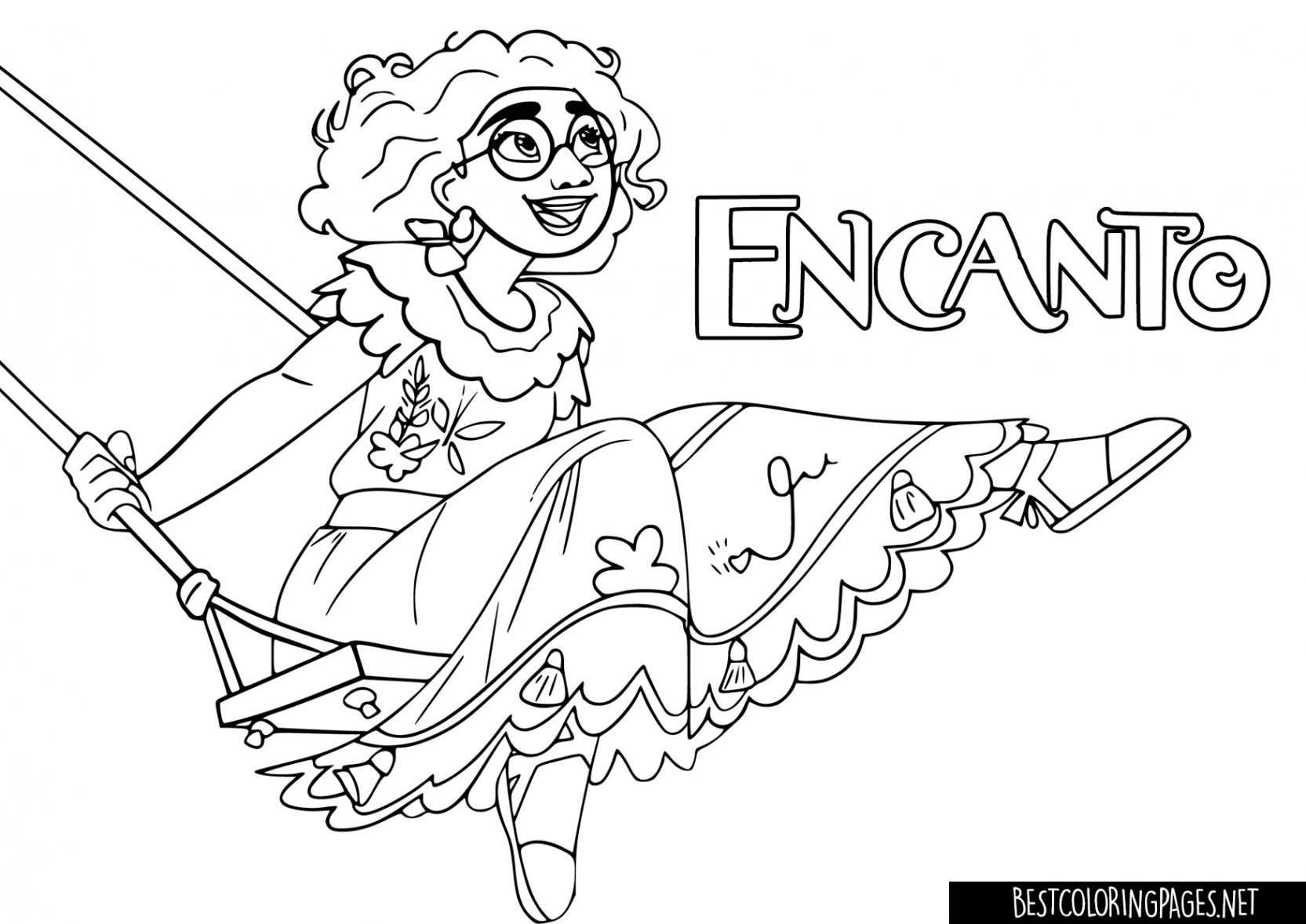 Encanto coloring pages - Bestcoloringpages