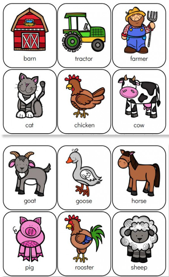 Farm Animal Printables For Preschool  Animal activities for kids