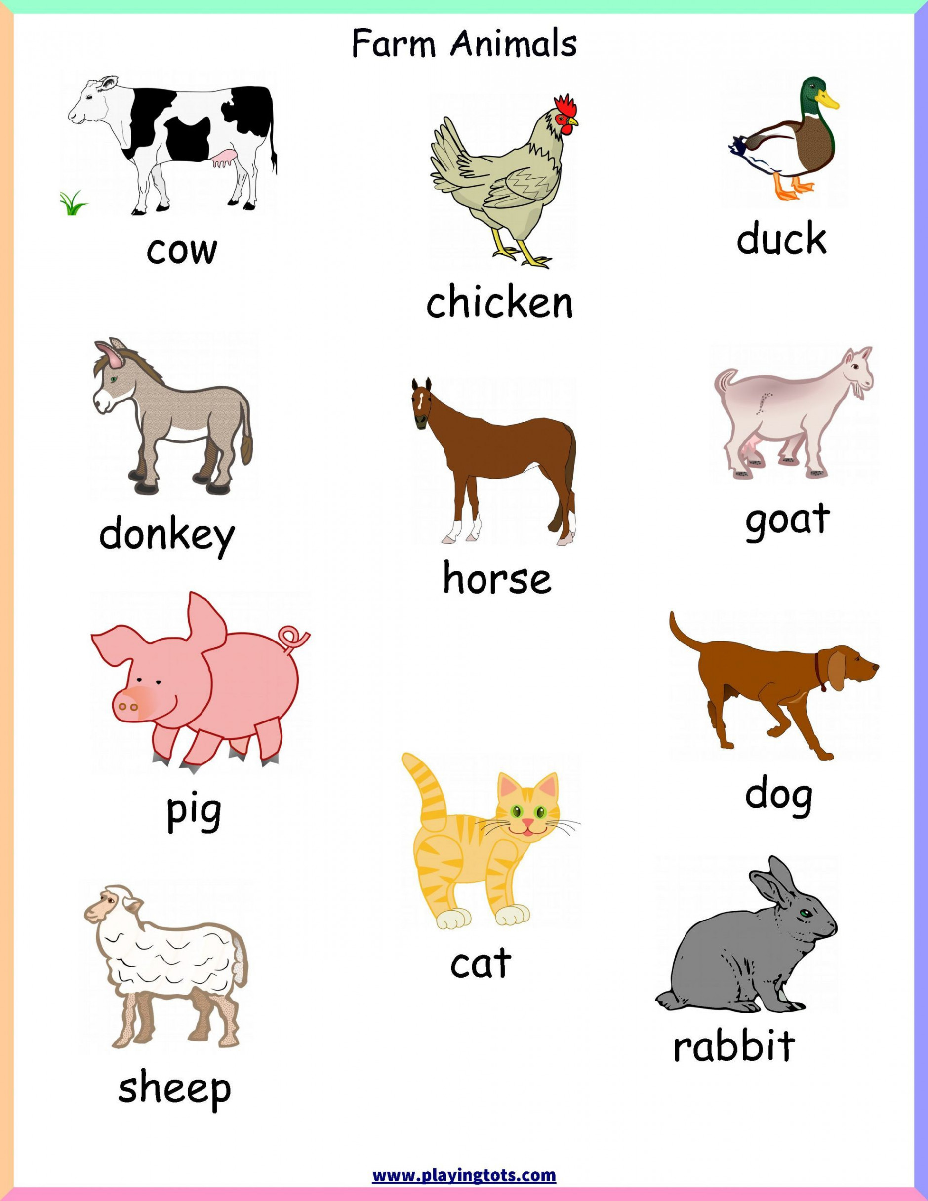 Farm Animals Games Preschool daeddccd4bbab ae  Farm