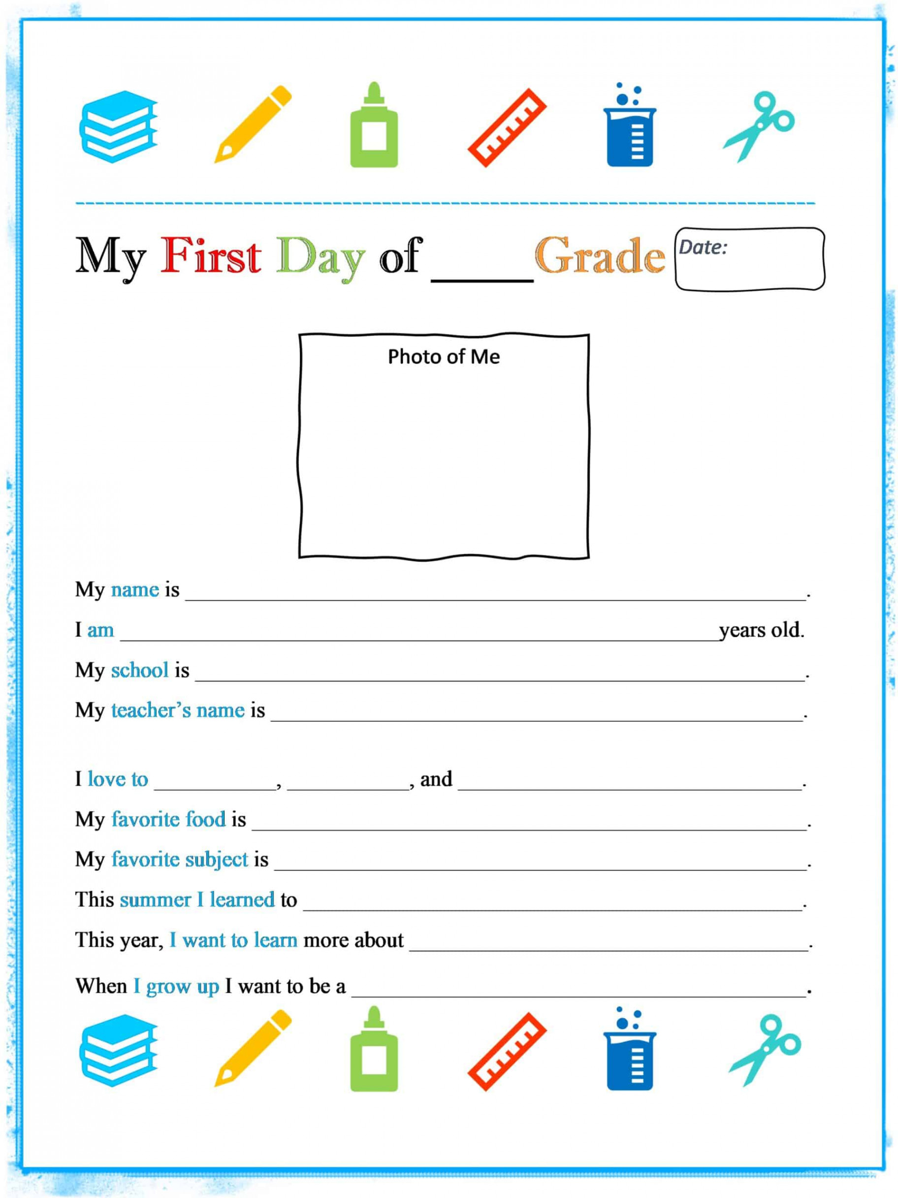 First Day of School Printables for Kids – At Home With Zan