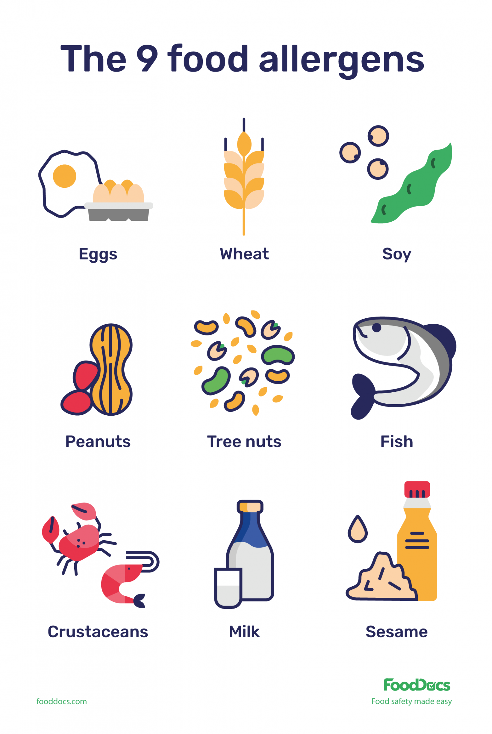 Food Allergy Poster  Download Free Poster