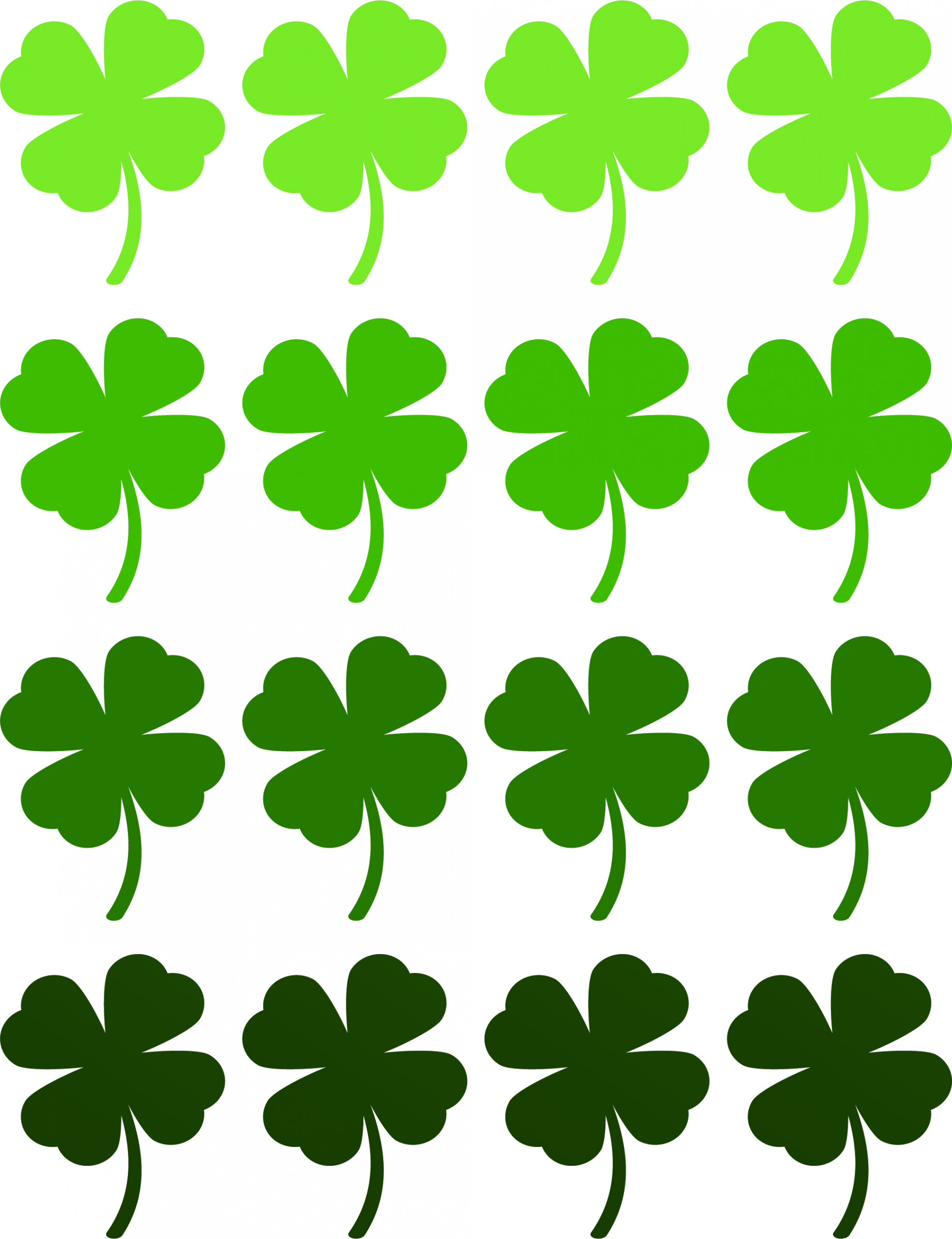 Four Leaf Clover Printable-FREE! -