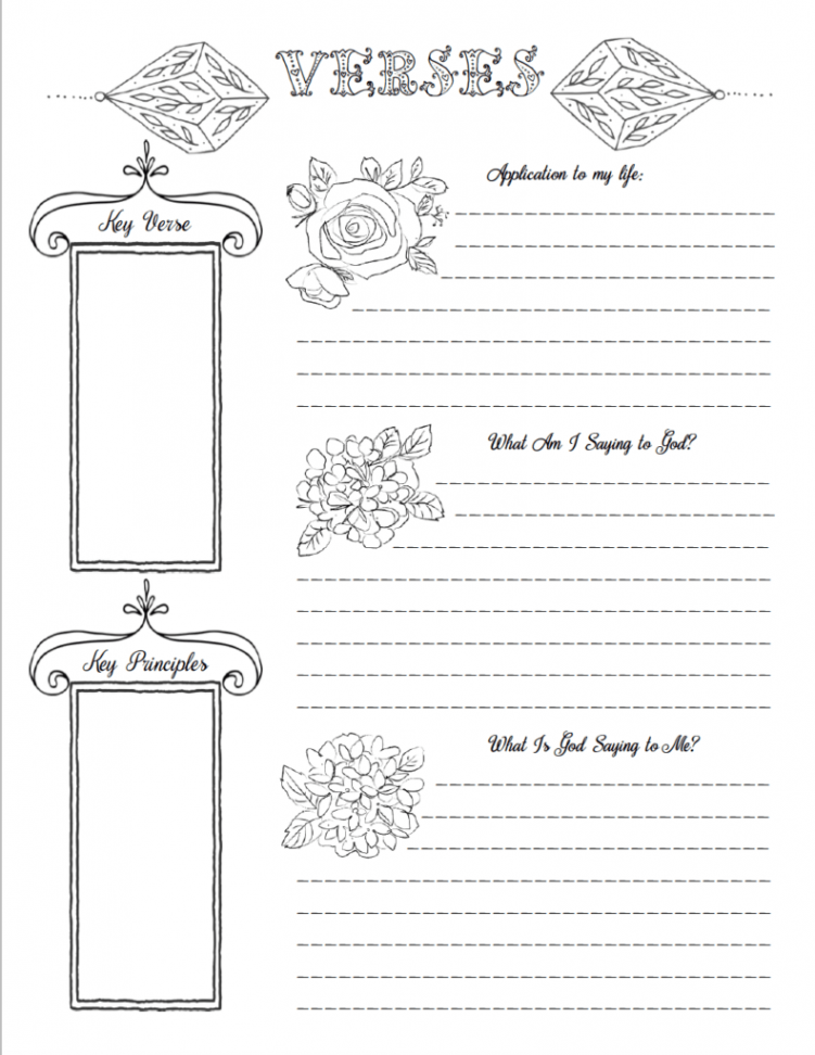 Free Bible Journaling Printables (Including One You Can Color!)