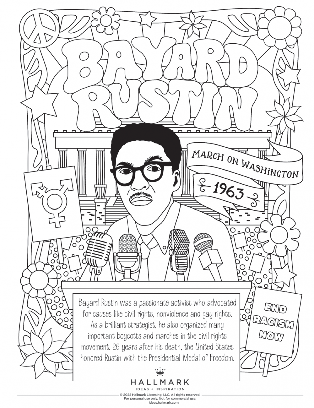 Free Black History Month coloring pages to celebrate with the