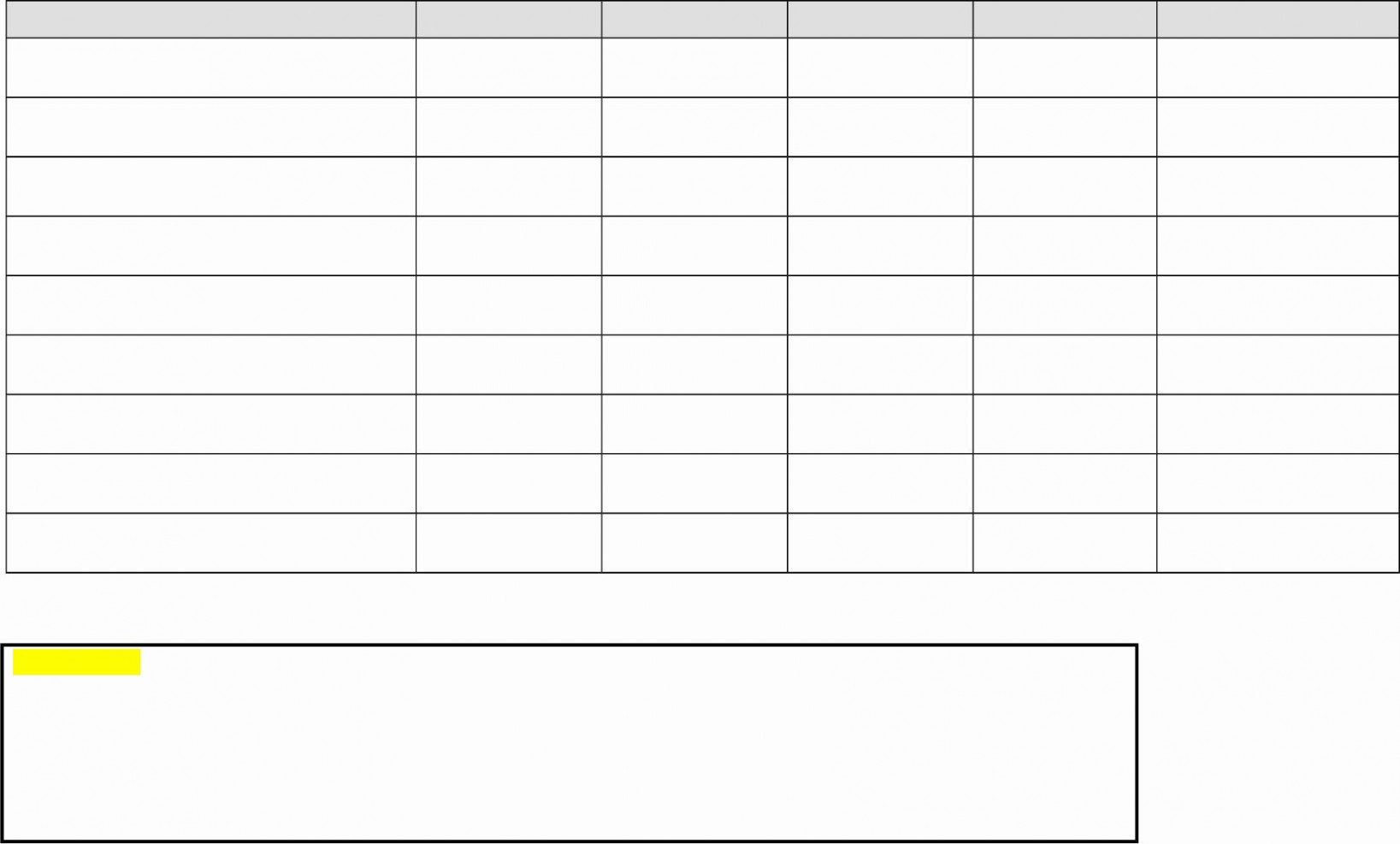 Free Blank Chart Templates  Example Document Template  Reward