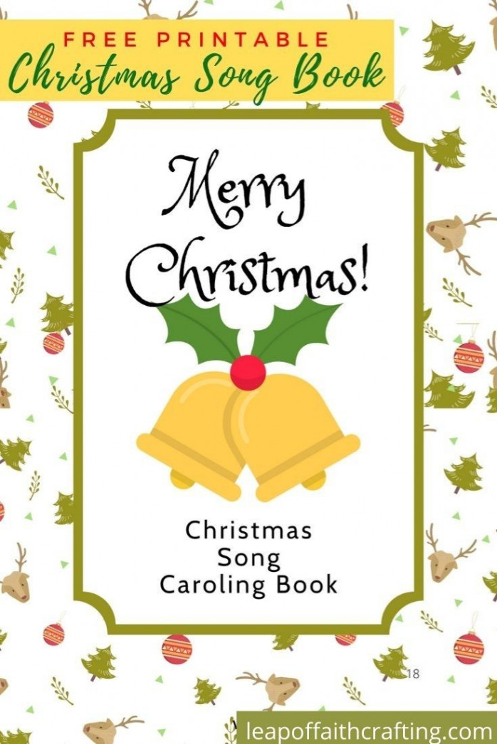 FREE Christmas Carols Lyrics PDF to Print Now! - Leap of Faith