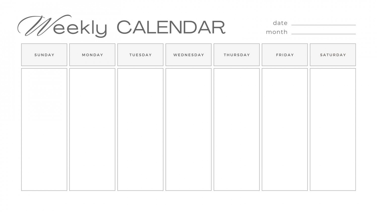 Free custom printable daily calendar templates  Canva