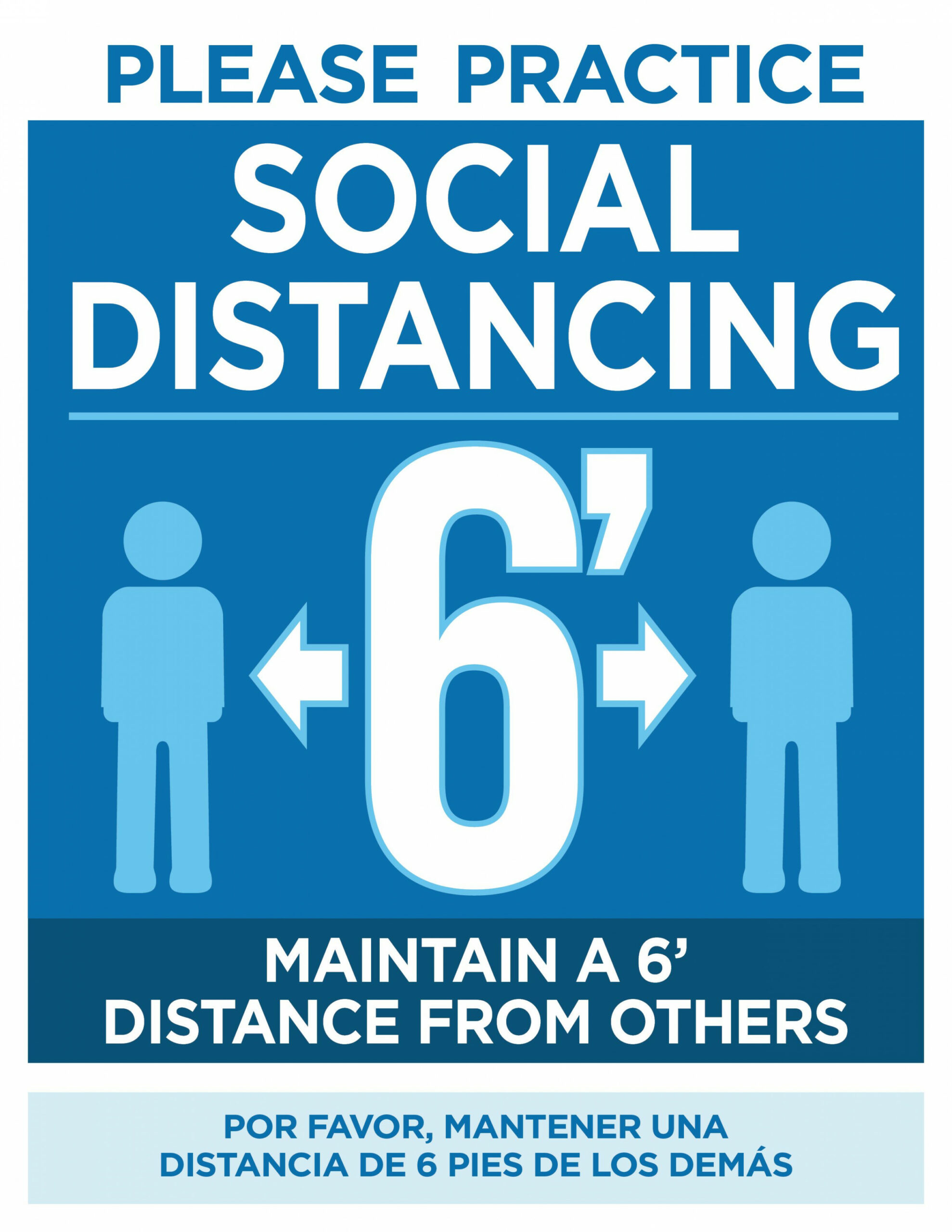 Free Downloadable Social Distancing Signs Now Available!