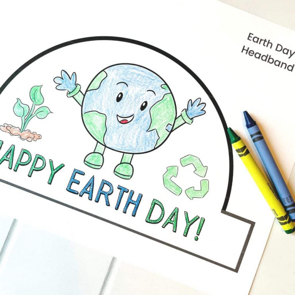 Free Earth Day Hat Printable for Kids - Simply Full of Delight