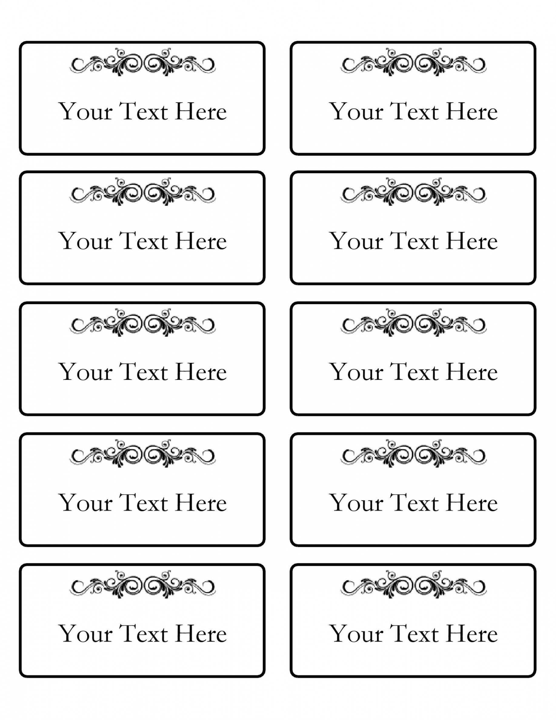 Free Editable Printable Name Tag Template - Printable Templates Free