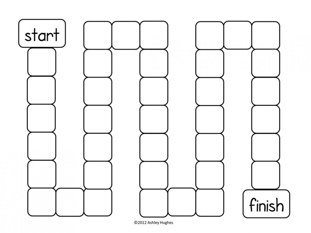 Free game board template!  Printable board games, Board game