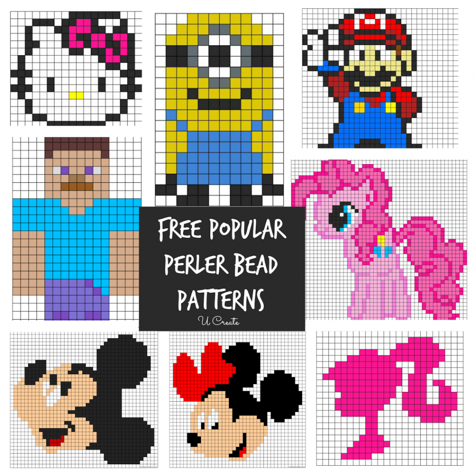 Free Perler Bead Patterns for Kids! - U Create