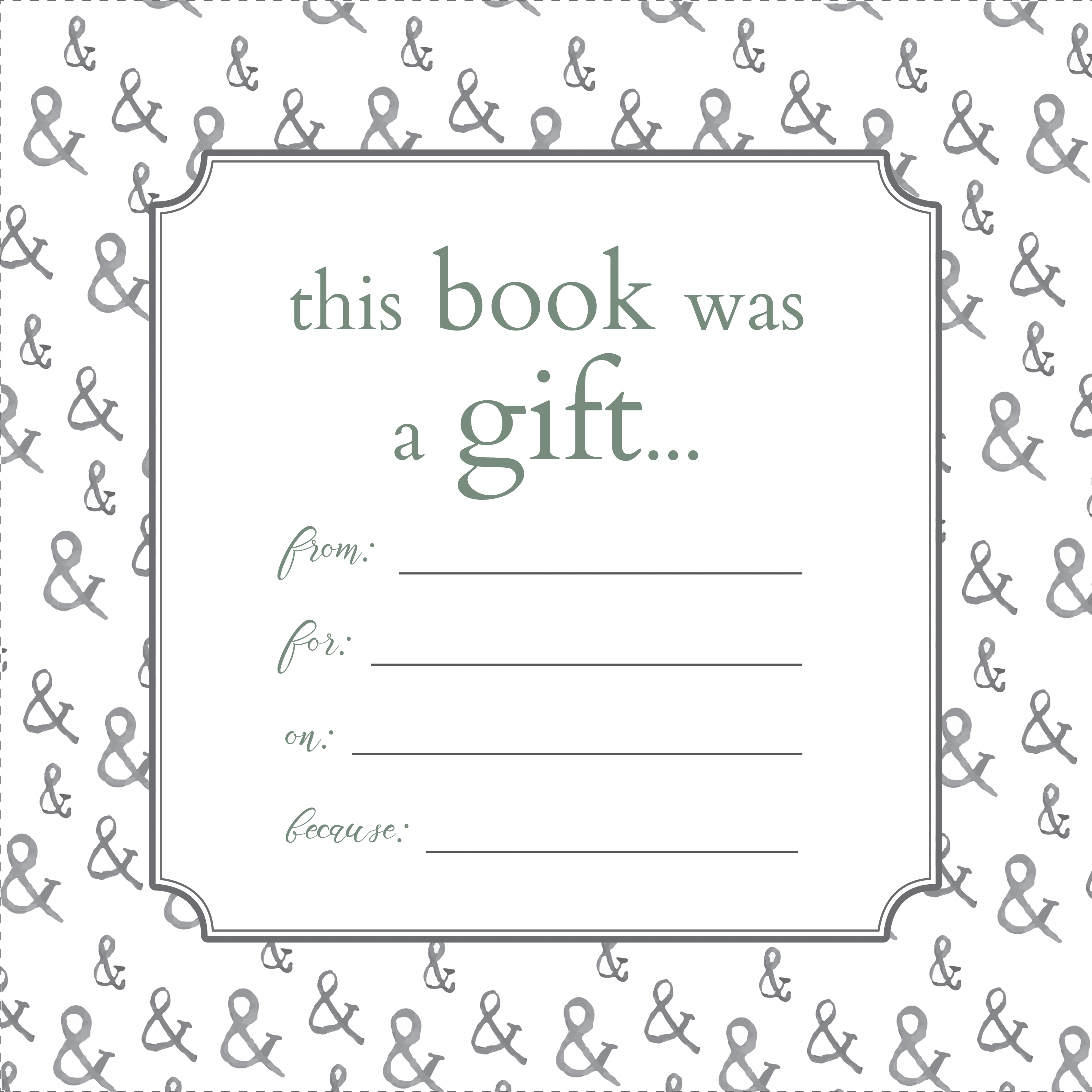 Free Printable Bookplate Template Word - Printable Templates Free