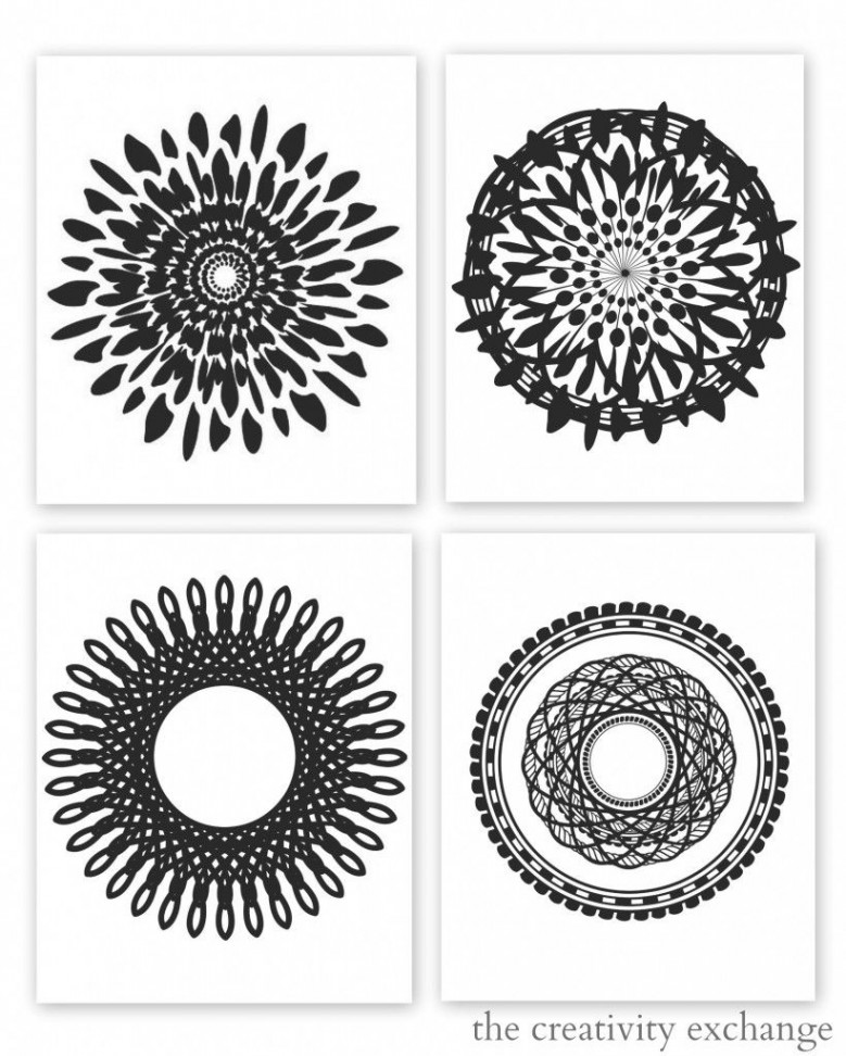 Free Printable Collection of Modern Black and White Prints  Free