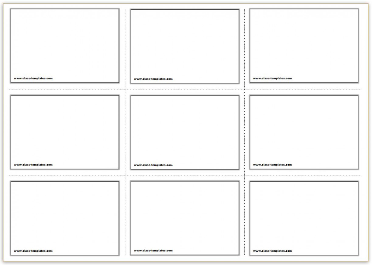 Free Printable Flash Cards Template