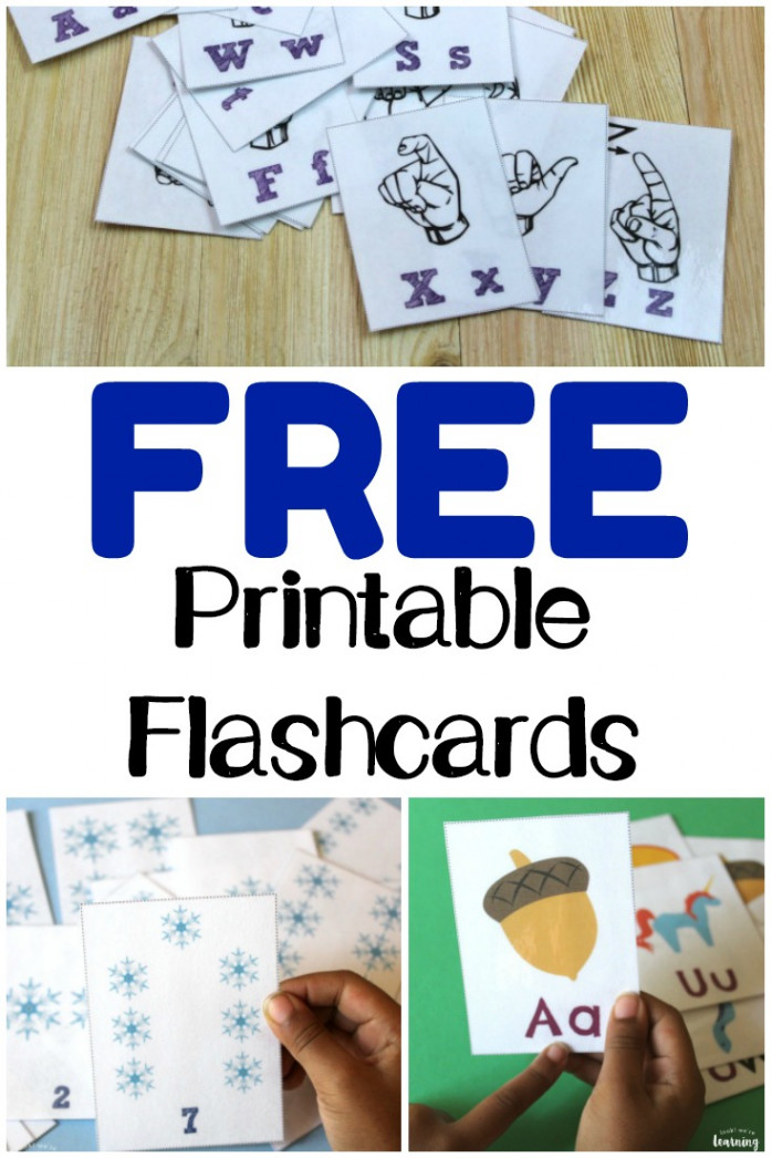 Free Printable Flashcards - Look! We