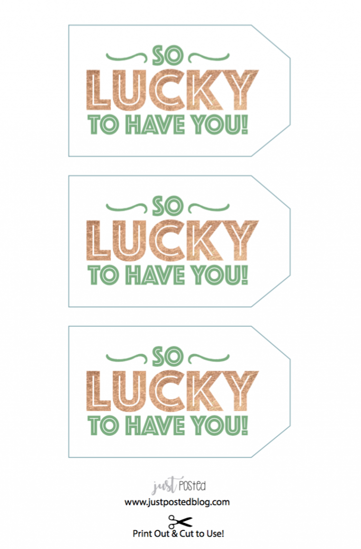 Free Printable for a Lottery Ticket Tag – Just Posted