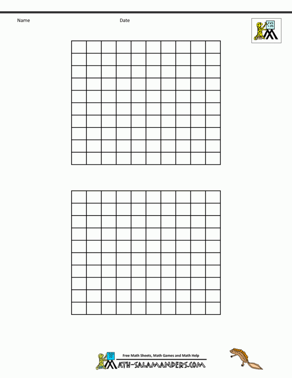 Free Printable Hundred Number Chart