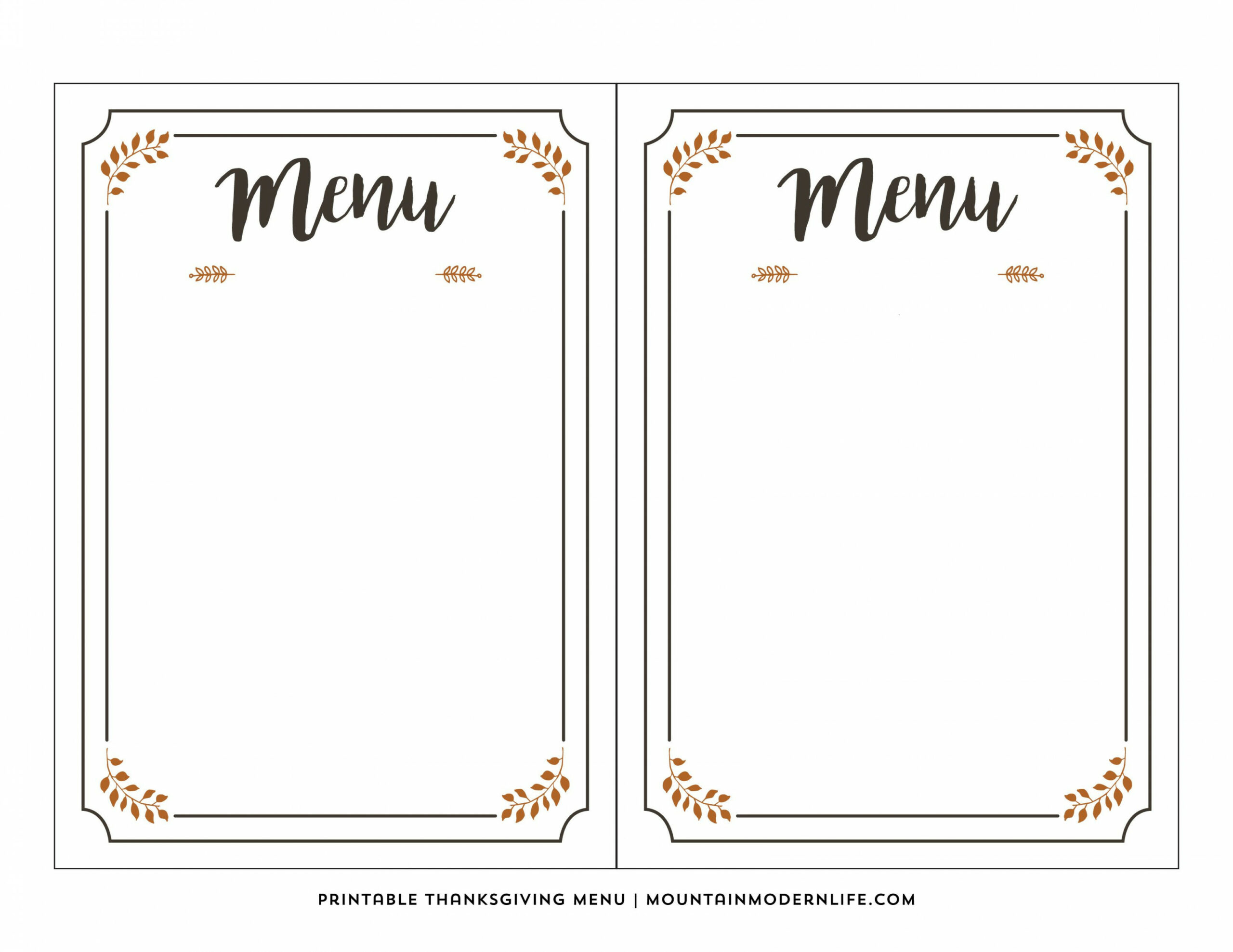 Free printable menu template, Printable menu template, Restaurant