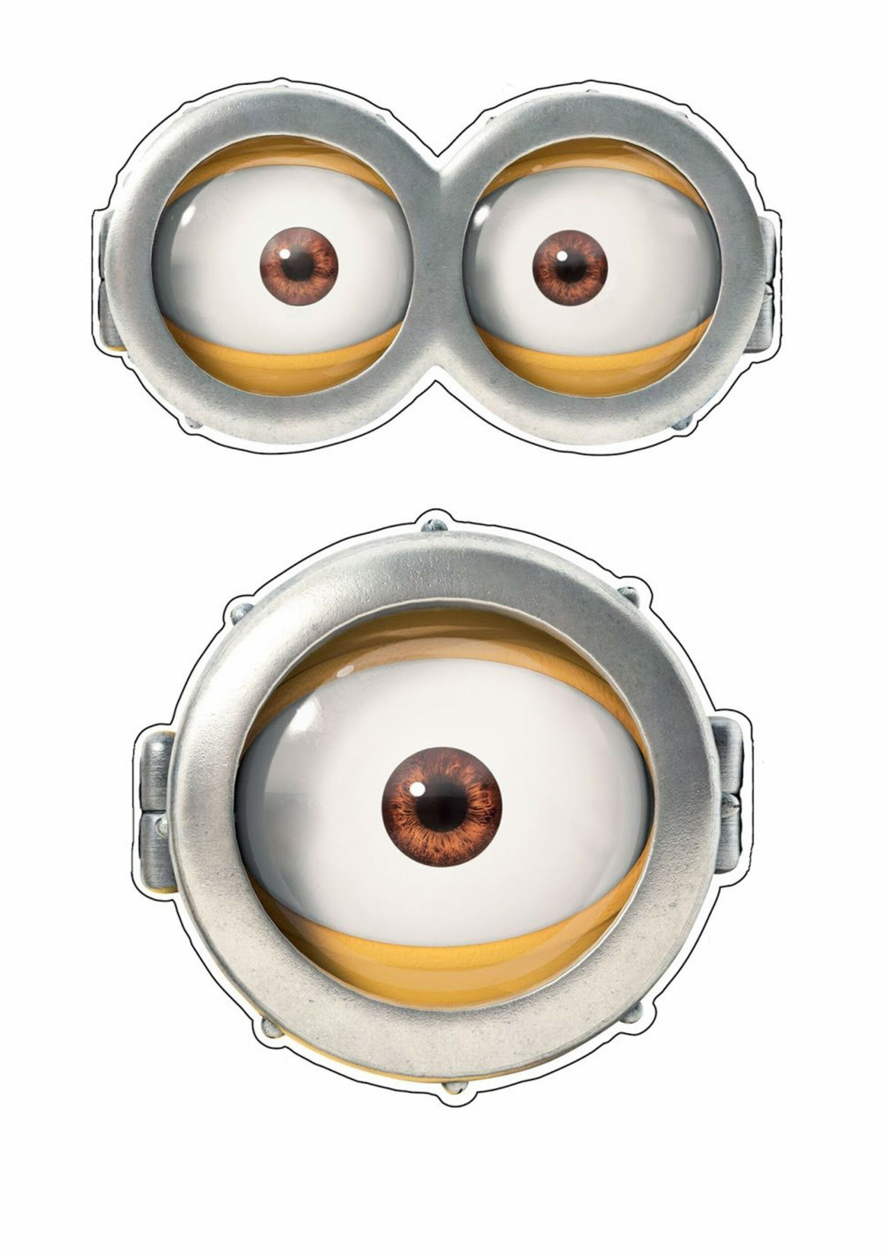 free printable minions eyes  Minion party, Minion party theme