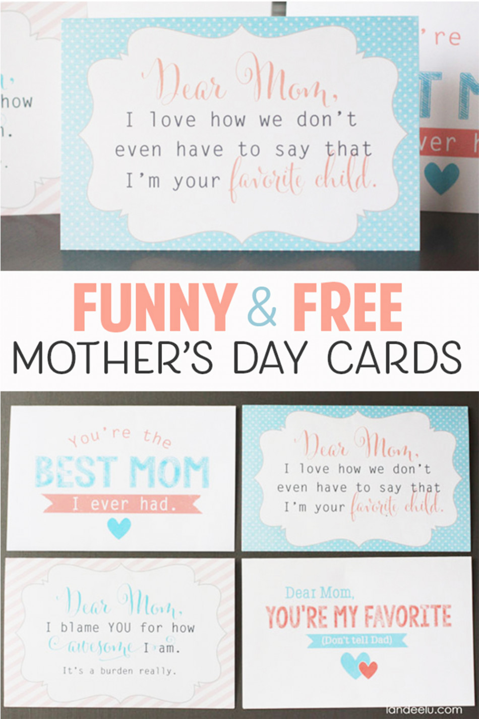 Free printable mothers day cards