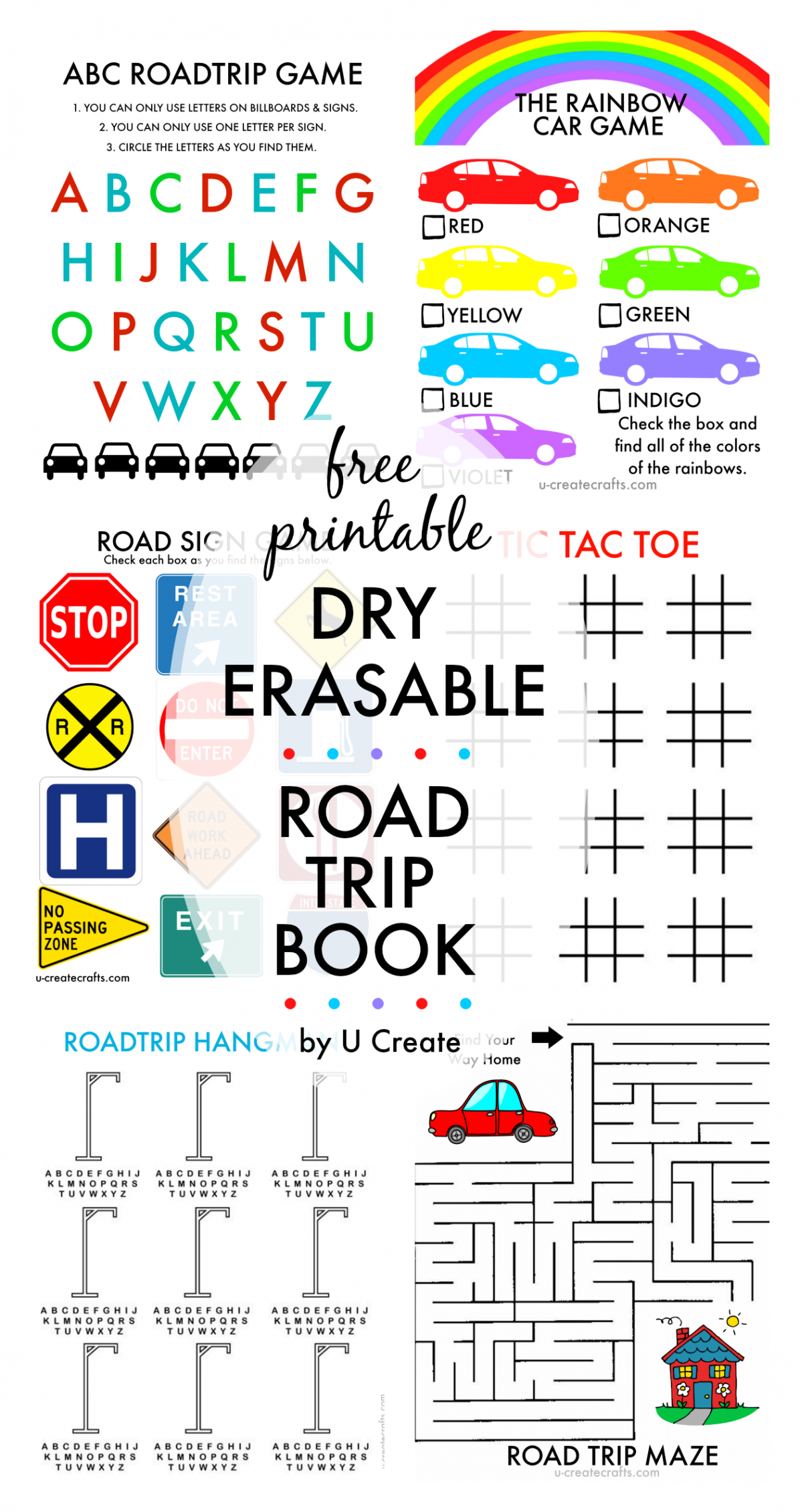 Free Printable Road Trip Book