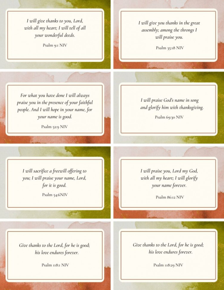 Free Printable Scripture Cards - Bible Study Printables