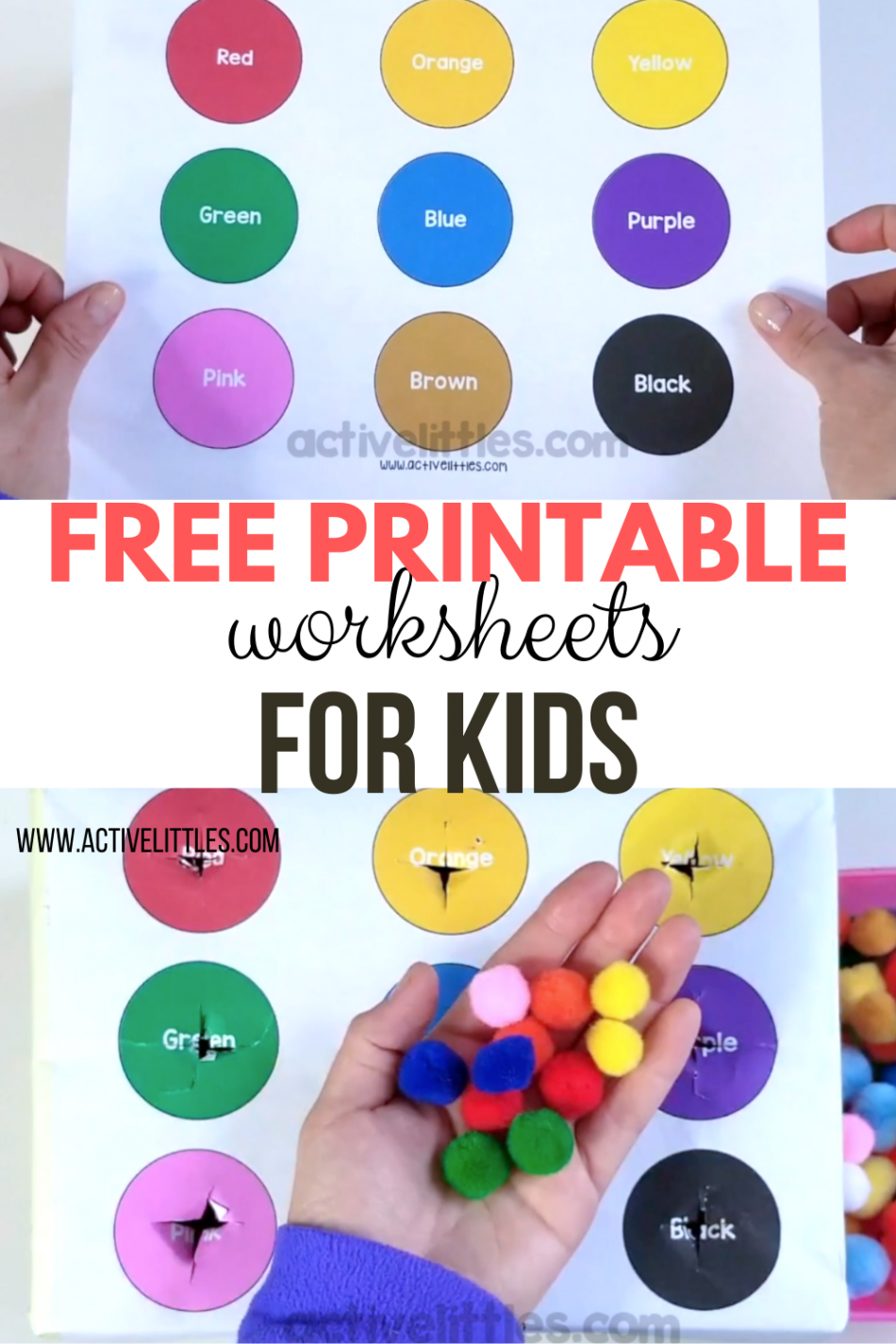 Free Printable Toddler Worksheets - Active Littles