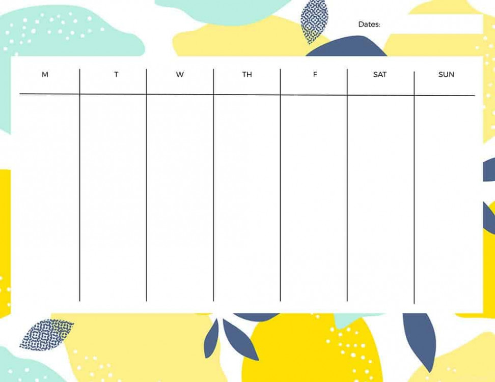 FREE printable weekly calendars — get your week organized!