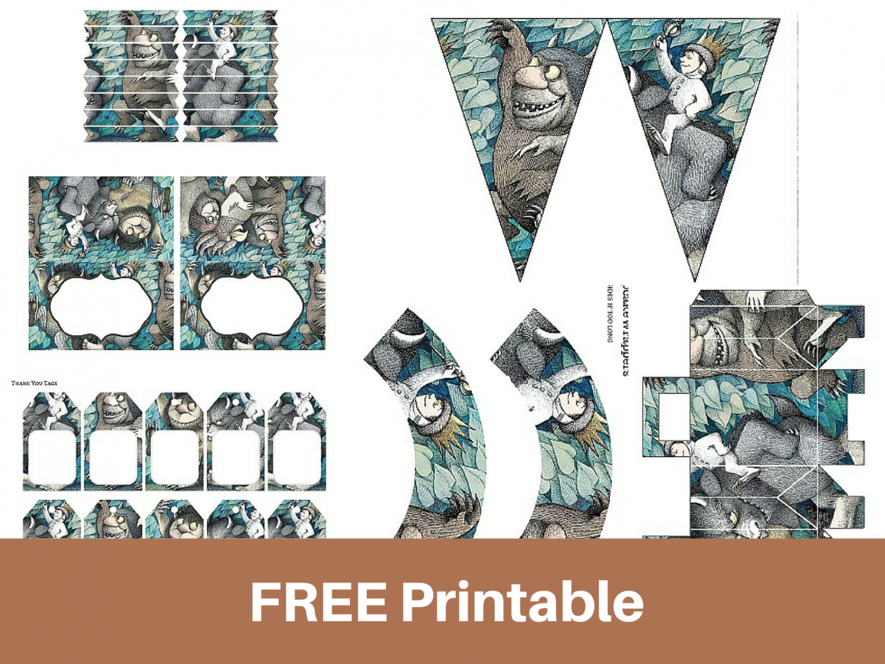 FREE Printable "Where the Wild Things Are" - Magical Printable