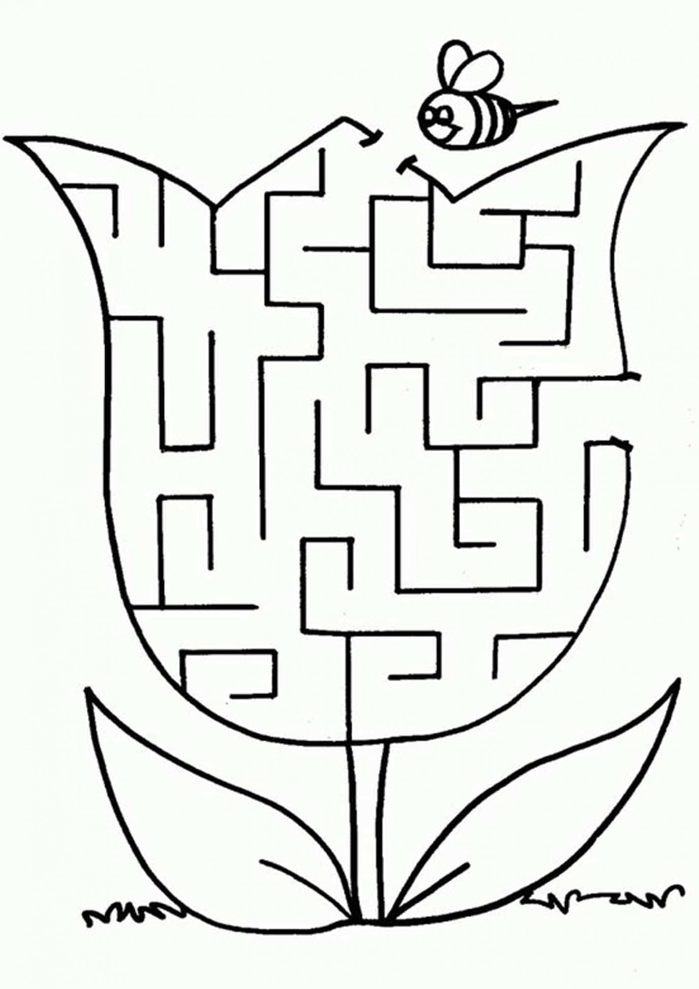 Free Simple Maze Printables For Preschoolers And Kindergartners